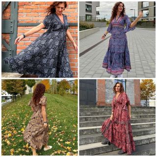 🍁 Podzimní kolekce Taara🍁 Zahalte se do hedvábí, barev a vzorů, které k podzimu neodmyslitelně patří. Každé šaty jsou...