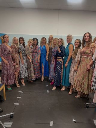 💃💫Z módní přehlídky Elegantních dam agentury Fatima v Novém Jičíně💫 💃 Děkuji všem modelkám za krásné předvedení mých šatů...