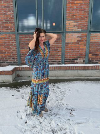 ❄️👗Moje oblíbené způsoby, jak nosit šaty v zimě❄️☃️ #zima #sníh #saty #indie #vrstvení